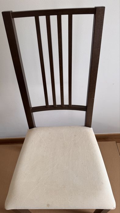 Mesa IKEA Bjursta extensível + 6 cadeiras