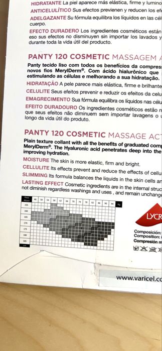 Collants de compressão Varicel