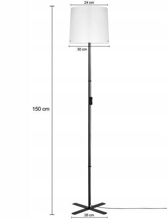 Lampa Stojąca Podłogowa Loft Składana Do Salonu Pokoju 150 cm