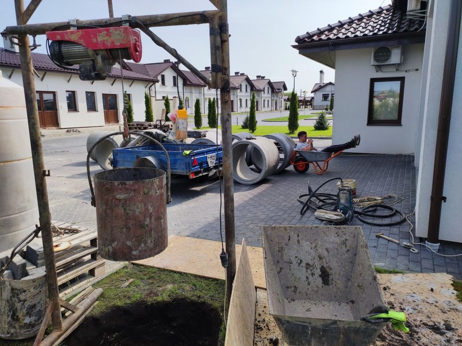 Чистка криниць. Копання криниць. Чищення криниць.