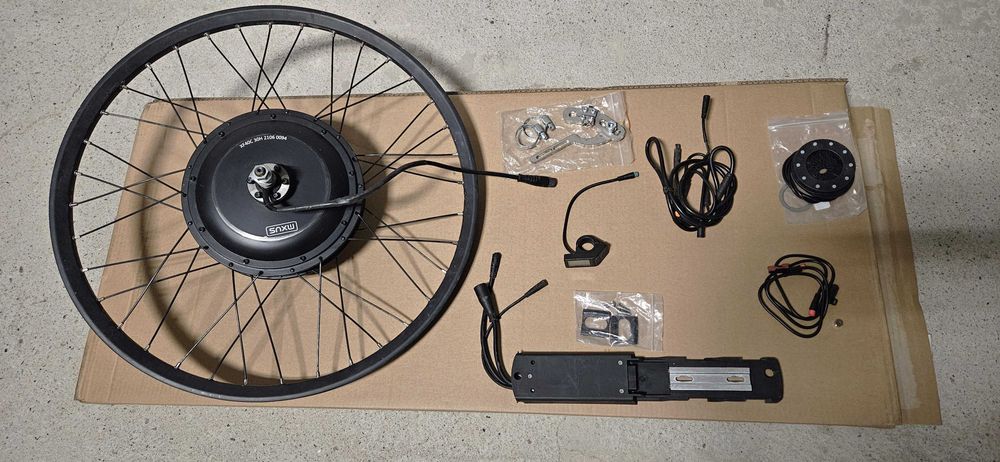 Zestaw do konwersji ebike MTB eMTB MXUS 30H 1500W możliwość montażu