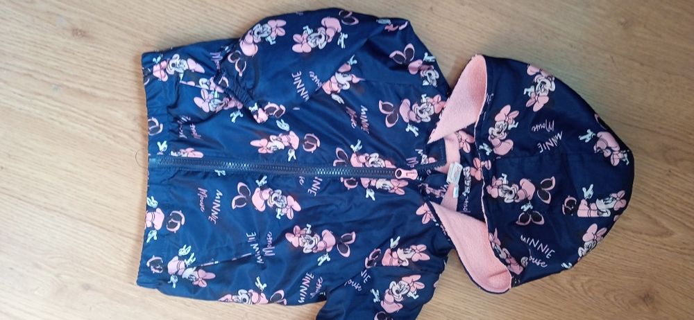 Śliczna kurtka rozm.80 wiosna/jesień Myszka Minnie dla dziewczynki