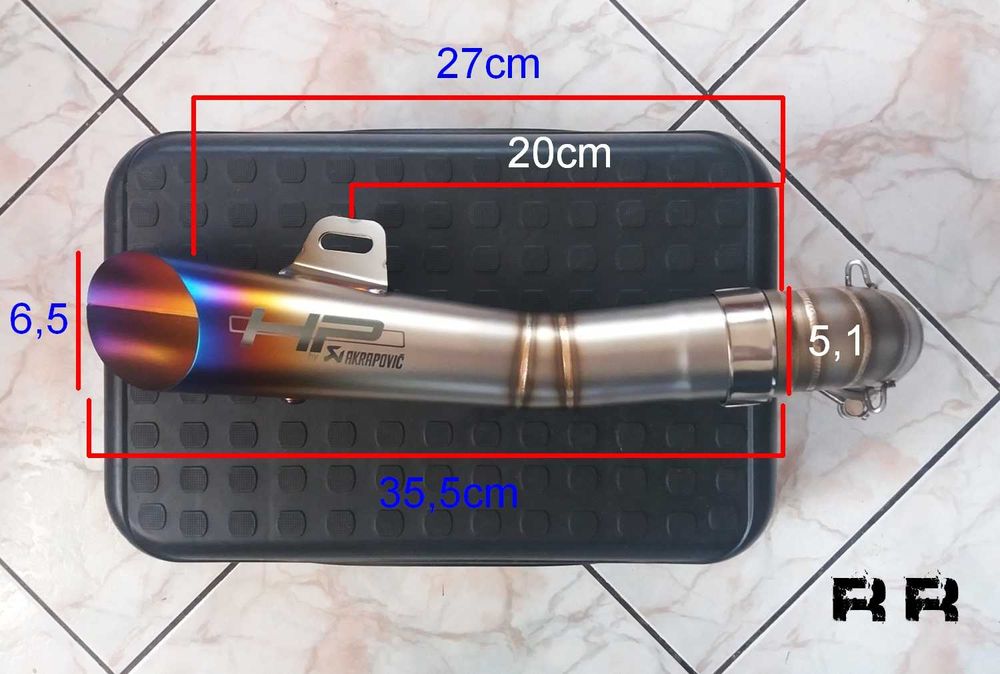 Tłumik wydech Akrapović exhaust R6 R1 MT09 CB GSX FZ ZX6R Z800 NINJA