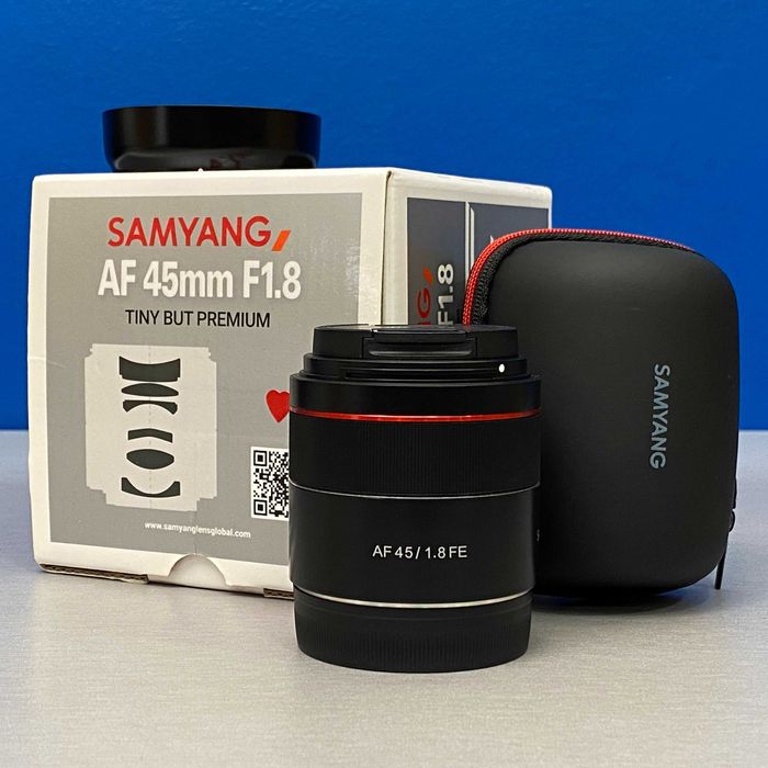 Samyang AF 45mm f/1.8 (Sony FE) - 3 ANOS DE GARANTIA