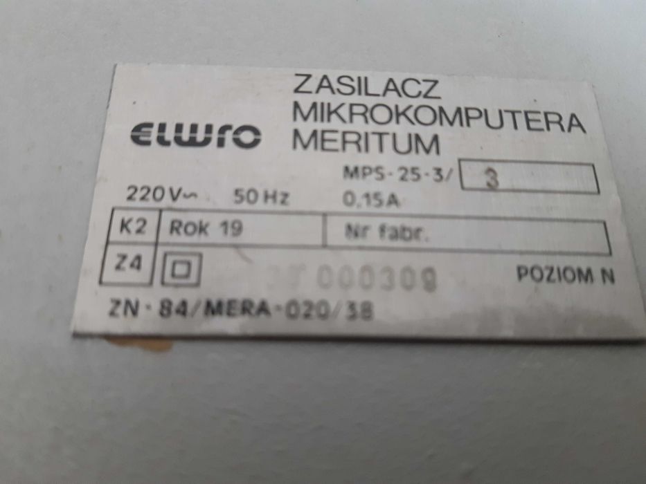 Komputer Meritum 1 i Meritum 2 z PRL