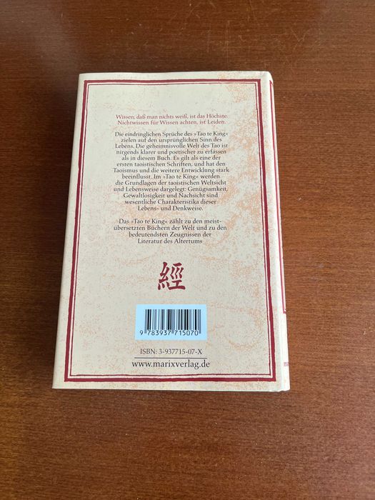 Tao Te-King: The Book of the Meaning and Life - LAO TZU64730079620994122