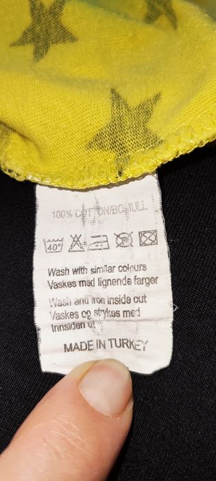 Żółta koszulka z długim