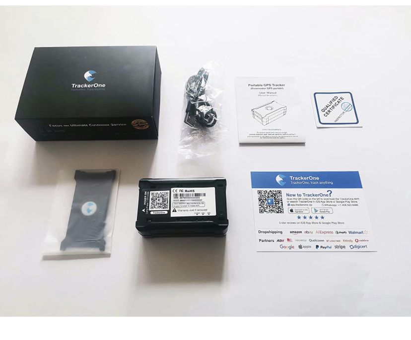 WanWayTech GPS Tracker, Real Time Tracking 6000mAh