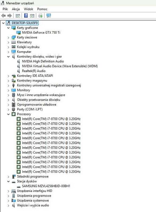 Komputer gamingowy i7 8700,16GB RAM-idealny do rozbudowy - Nowe części