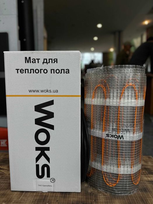 Електричний нагрівальний мат WoksMat 160 на 10 м²