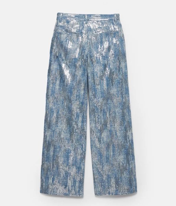Dżinsy Pull&Bear z drobnymi cekinami. Nowe, wyprzedane, a 50 zł TANIEJ