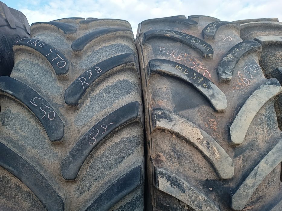 Opony rolnicze 650/85r38 Firestone komplet Fendt John Deere Case MF .