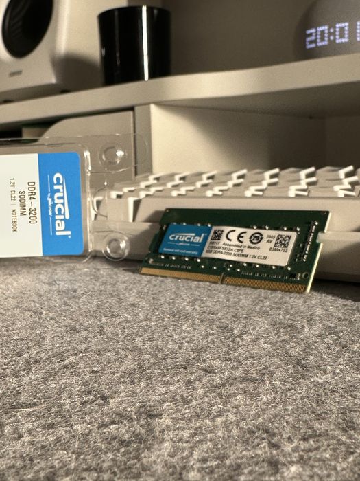 RAM 16Gb (8Gb+8Gb) DDR4-3200h CRUCIAL SODIMM