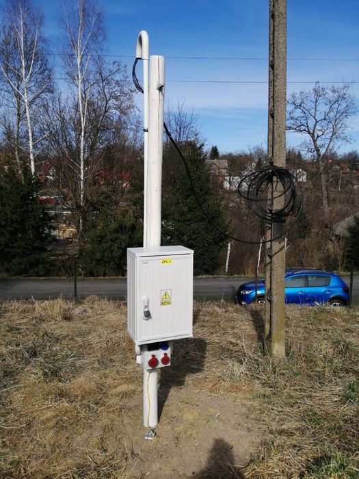 Skrzynka Elektryczna Budowlana w Pełni Wyposażona i Działająca !!!