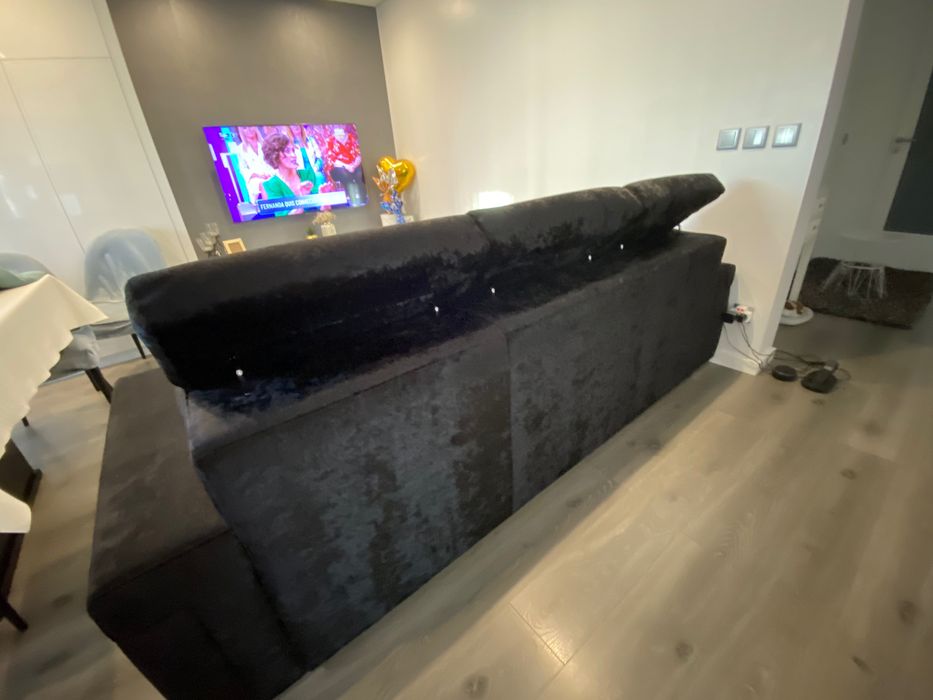 Sofá como novo com chaise long