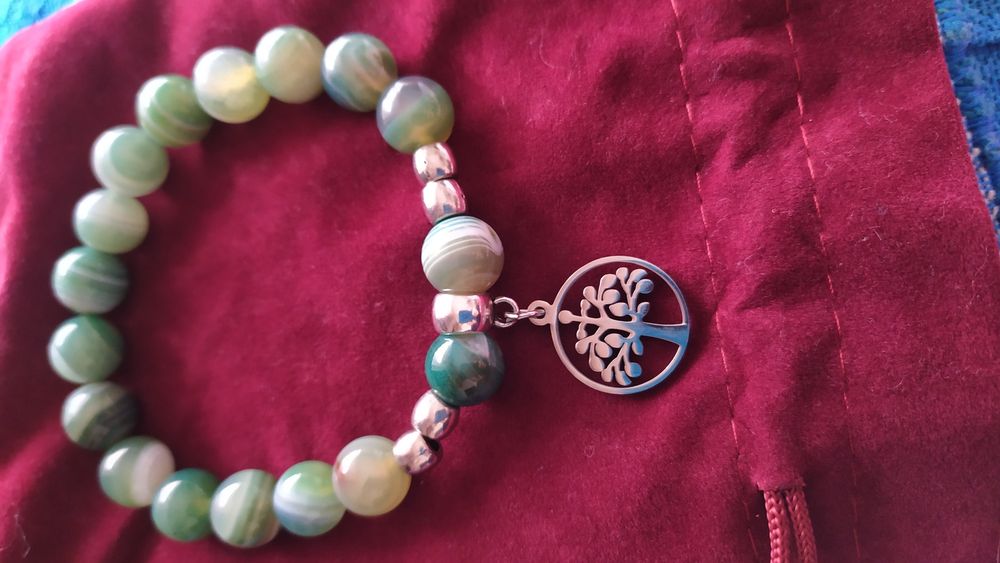 Pulseiras com pedras naturais,Agata,Olho de tigre,ametista