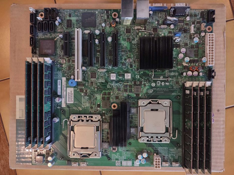 Płyta Intel S5500BC 2xXeon E5620 32GB DDR3