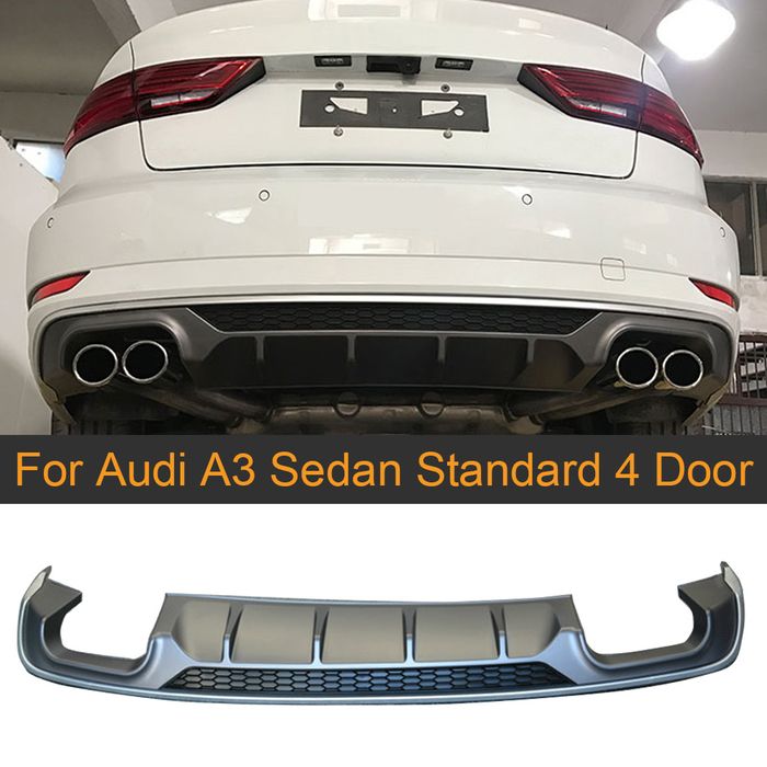 Диффузор заднего бампера Audi A3 S3 Rs3 8V S3 S line дифф