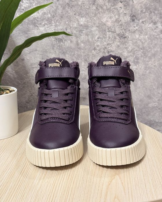 31р 31.5р 32р 32.5р 34р Дитячі утеплені хайтопи Puma Carina 2.0