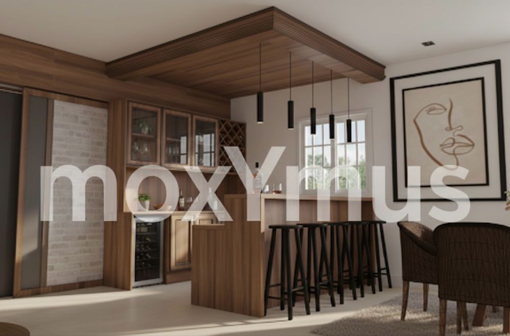 Movel Bar e garrafeira de madeira maciça da fabrica para sua casa