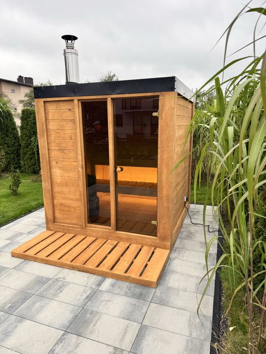 Sauna ogrodowa ocieplona dostawa cały kraj montaż  na miejscu