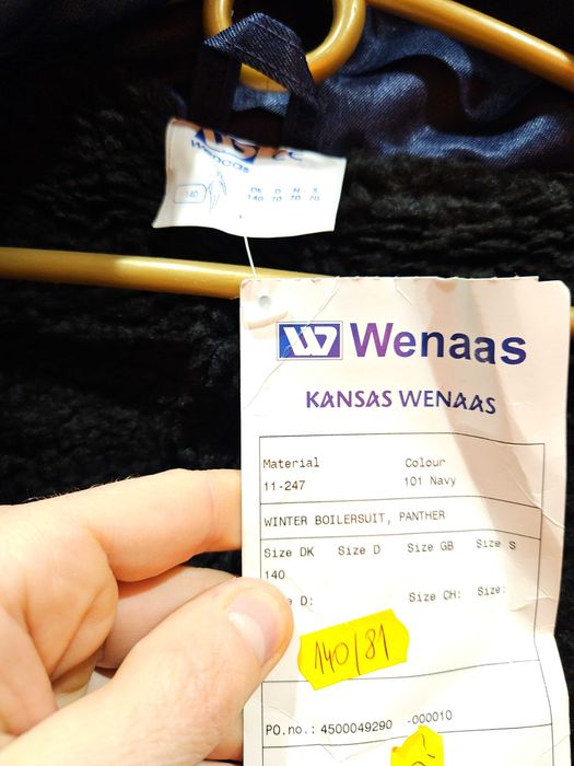 Kombinezon ocieplany roboczy WENAAS nowy rozmiar 70
