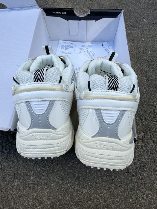 Кросівки Off White Be Right Back / Кросівки Офф Вайт Білі