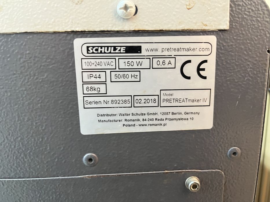 Schulze pretreatmaker IV