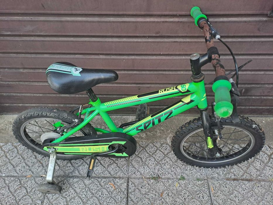 Bicicleta Infantil Spitz, roda 16", Verde