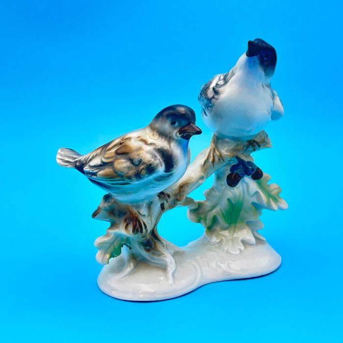 Figurka porcelanowa: ” Ptaki” manufaktura  Grefenthal