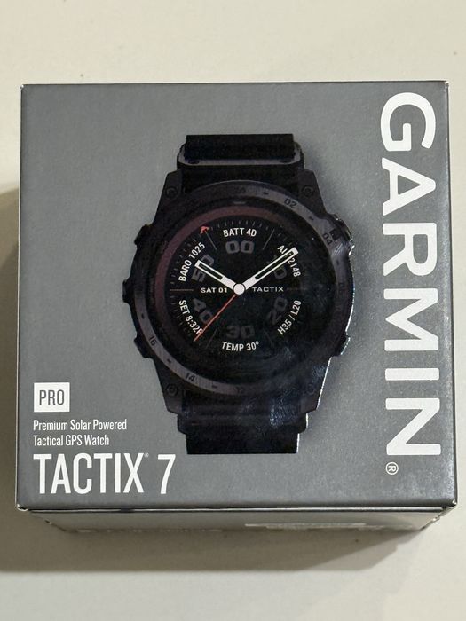 Garmin taktix 7 pro solar nowy fv 2 paski w komplecie