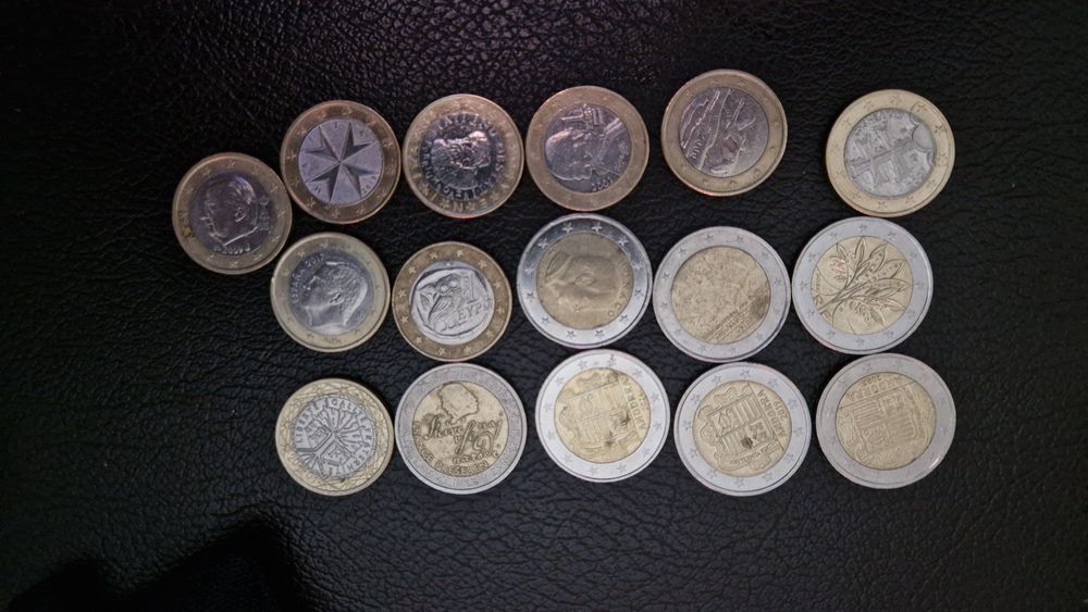 Moedas 2 euros comemorativas