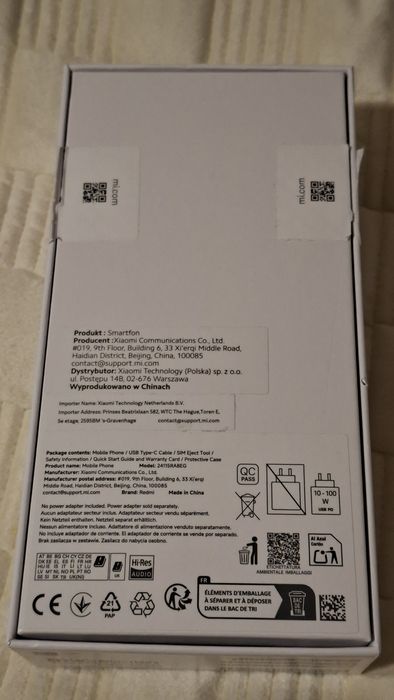 Redmi Note 14 Pro + 5G 12/512 GB  czarny nowy  z FV