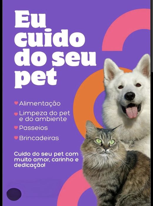 Pet Sitter -  Cuido do seu Pet na sua casa enquanto você viaja!