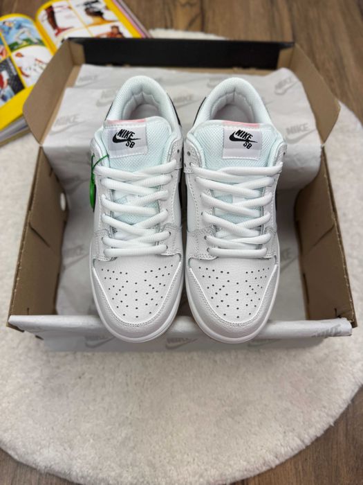 !РОЗПРОДАЖ! Nike SB Dunk White Black 36 37 38 39 40 41 найк сб данк