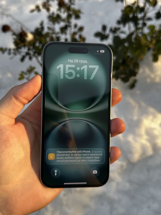 Iphone 16 на 128Gb АКБ100% Физическая симка БЕЗ ТОРГА!!!