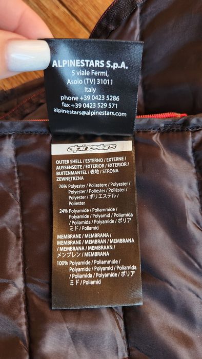 Мото куртка Alpinestars підкладка м розміру
