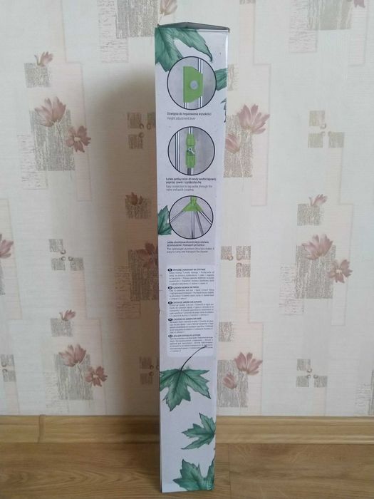 HIT Prysznic ogrodowy regulowany obrotowy natrysk statyw