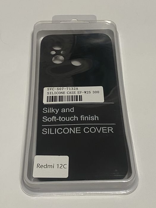 Чехол Xiaomi Redmi 12C / Poco C55 Плотний Протиударний з Мікрофіброю