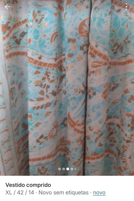 Vestido comprido muito fresquinho