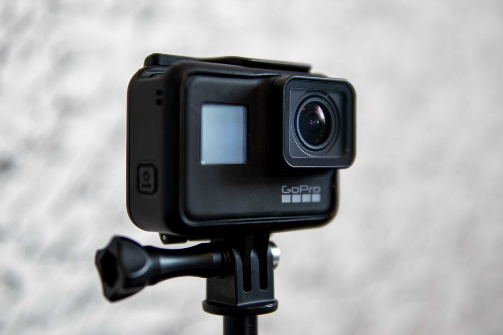 GoPro HERO7 Black + DUŻY ZESTAW AKCESORIÓW | 3 baterie | Shorty | Chesty | idealna