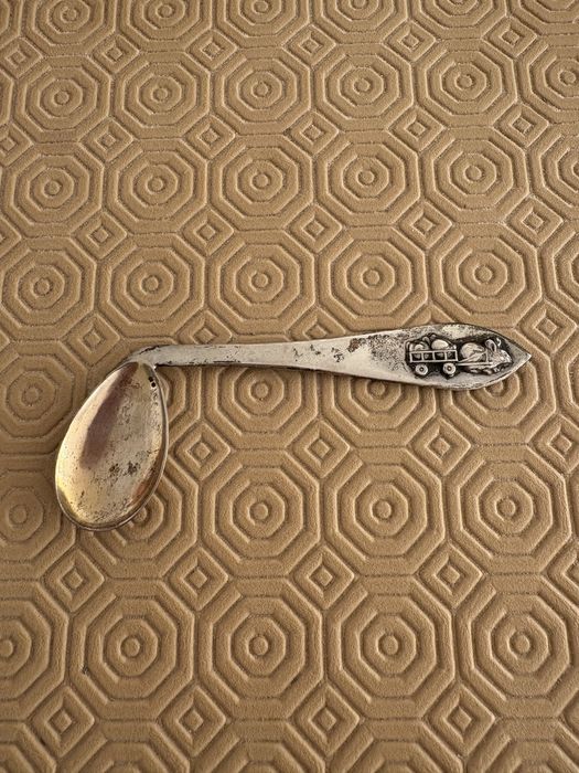 Colher antiga em prata