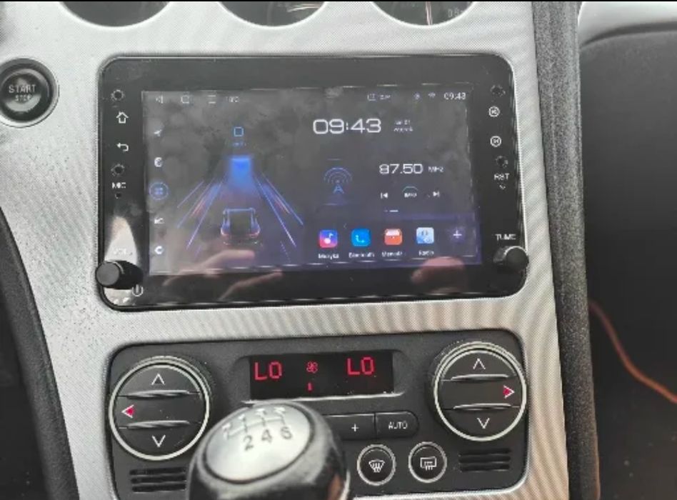 Rádio Android 14 com GPS Alfa Romeo 159,Brera, Sportwagon (Artigo Novo