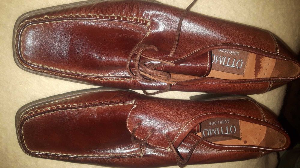 Buty męskie skórzane 43