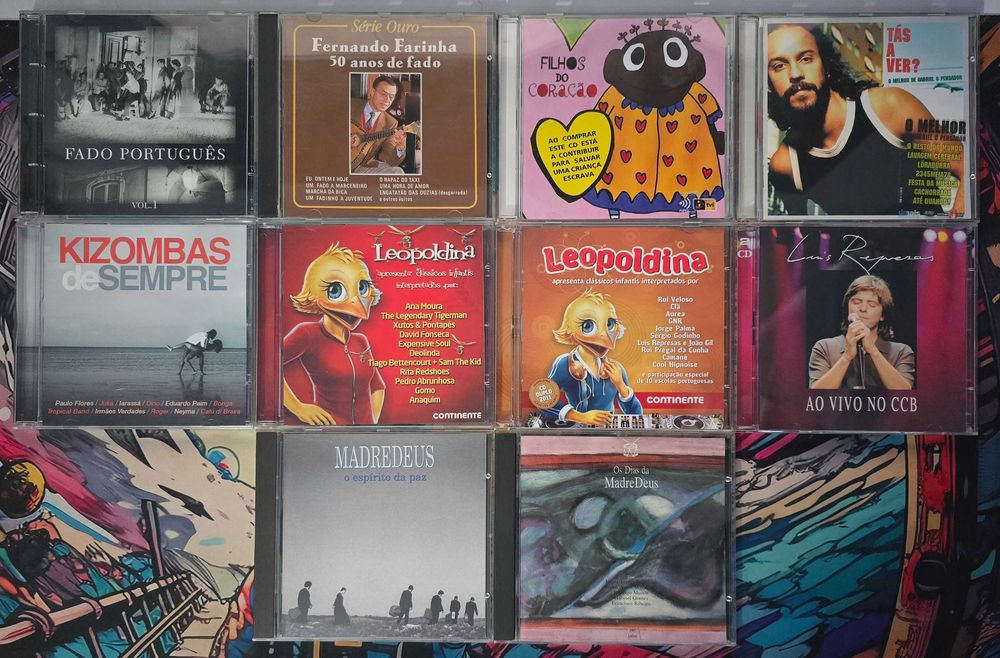Lote CDs Música Portuguesa e Brasileira