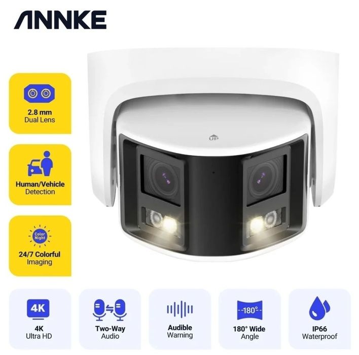 Kamera Annke I91DX 4K 8MP monitoring 180