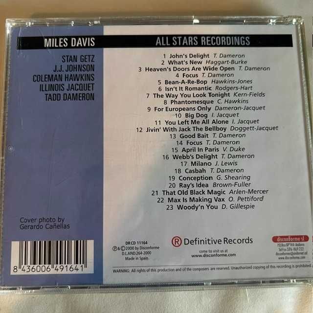 Miles Davis: All Stars Recordings CD Jazz
