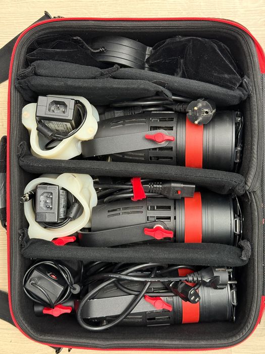 Zestaw 3 lamp filmowych video Came TV Boltzen F-55W - Dedo Light
