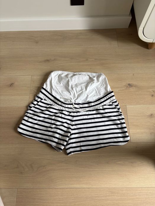 Ciążowe szorty H&M mama dresowe wygodne stan BDB r.S