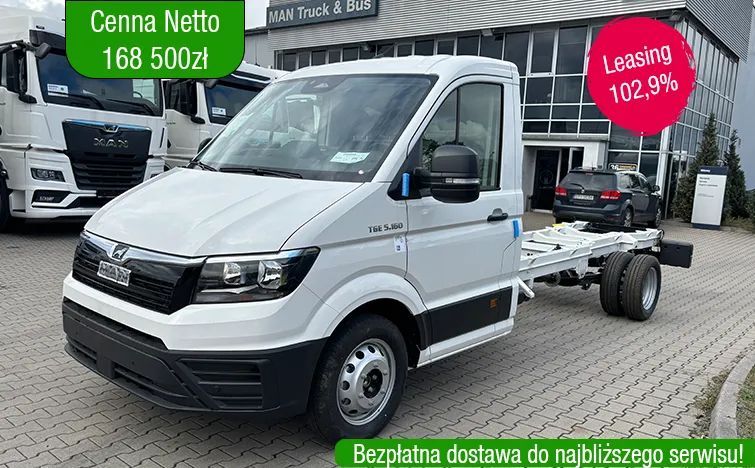 MAN TGE 5.160 4X2 SB  MAN Polska oferuje pojazdy dostawcze Next Level dostępne od ręki!